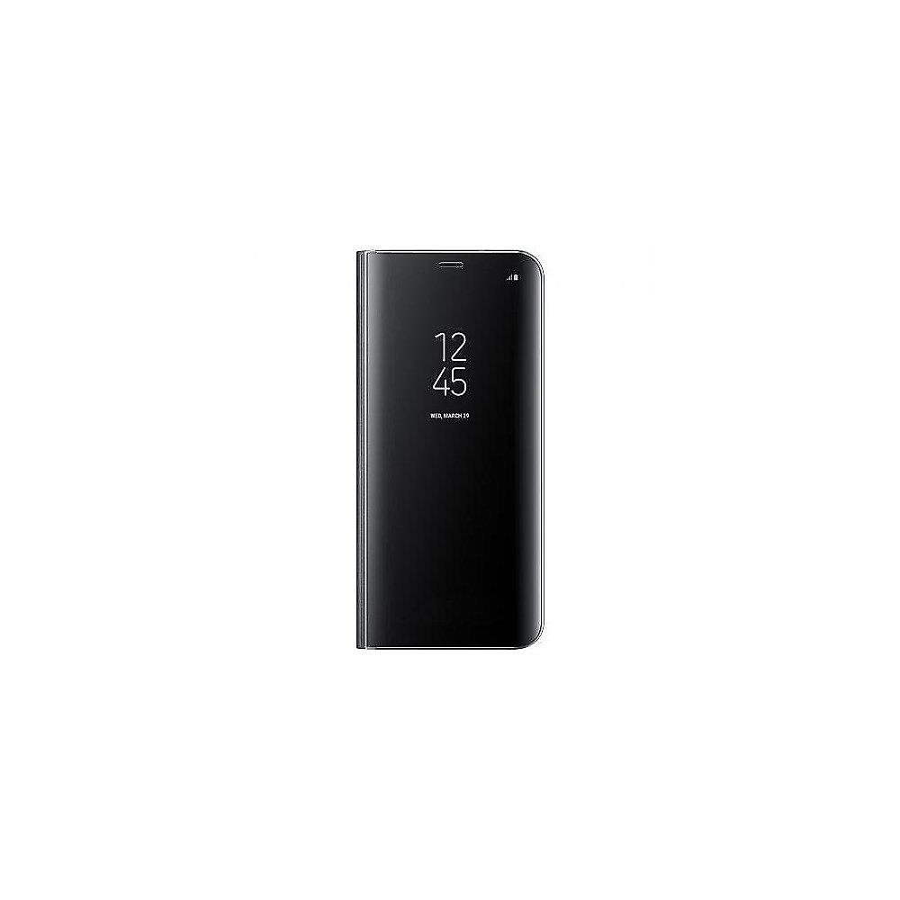 Samsung EF-ZG955 Clear View Standing Cover für Galaxy S8  schwarz
