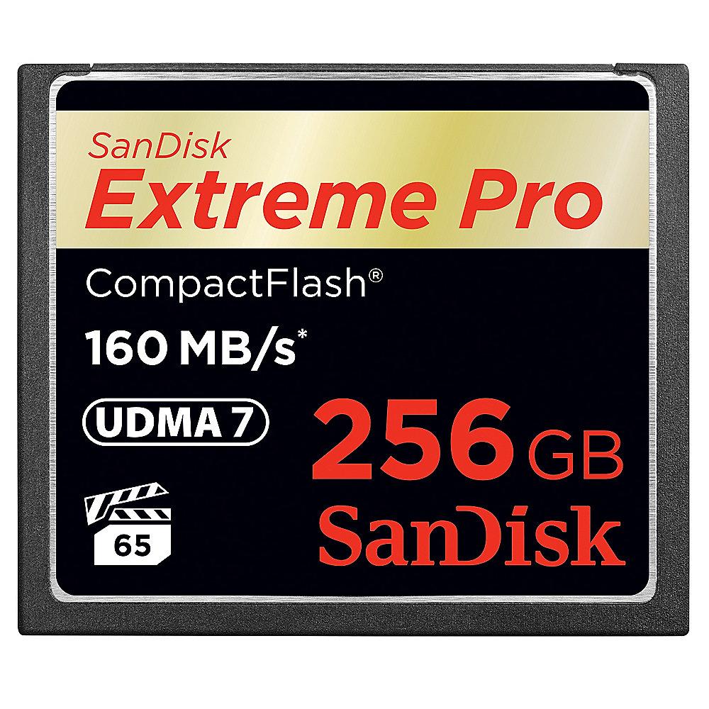 SanDisk Extreme Pro 256 GB CompactFlash Speicherkarte (160 MB/s), SanDisk, Extreme, Pro, 256, GB, CompactFlash, Speicherkarte, 160, MB/s,