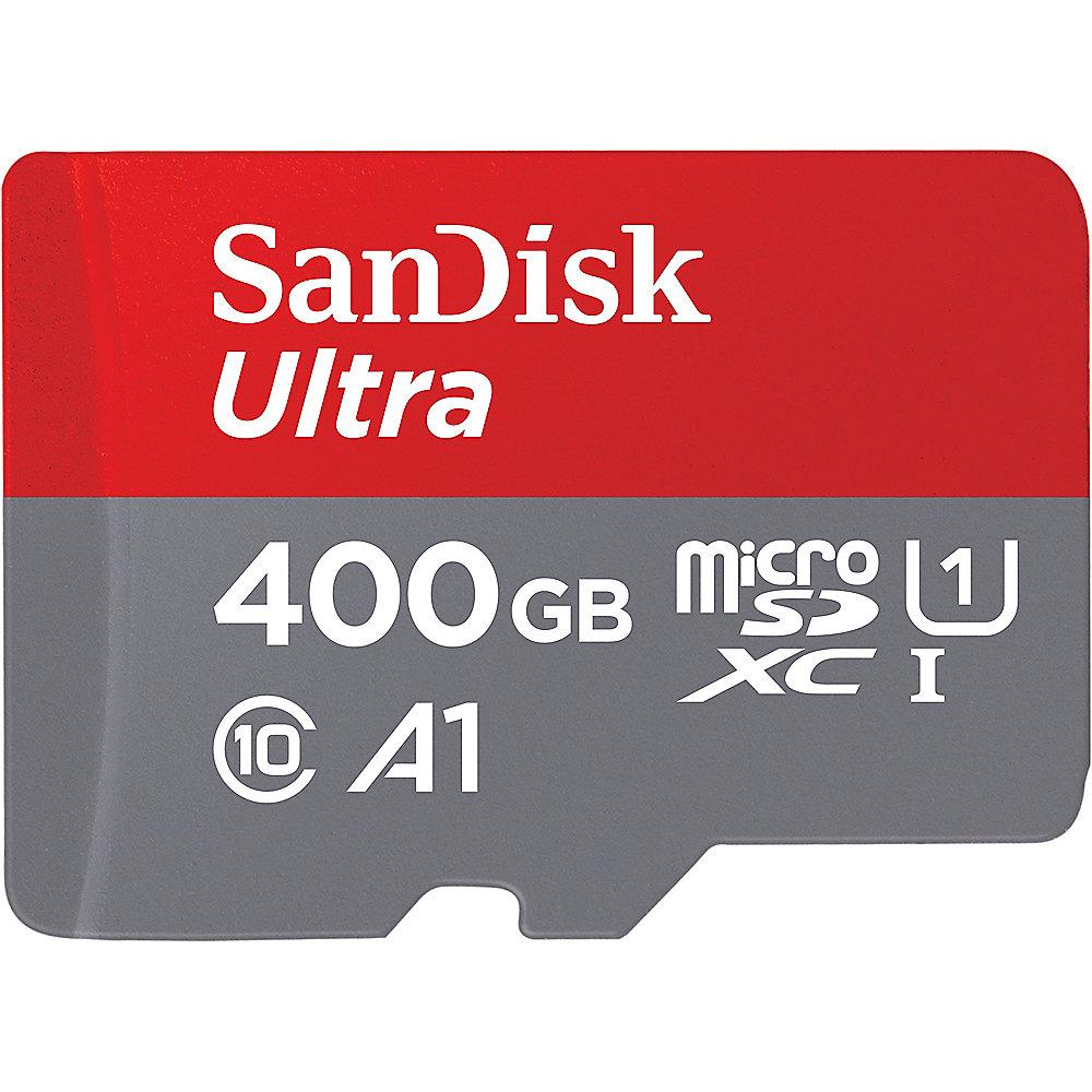 SanDisk Ultra 400 GB microSDXC Speicherkarte Kit (100 MB/s, Class 10, U1, A1)
