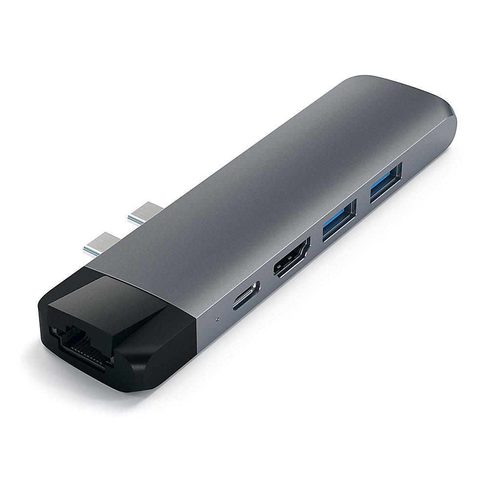 Satechi USB-C Pro Hub Multi-Port Adapter 4K HDMI & Ethernet Space Gray