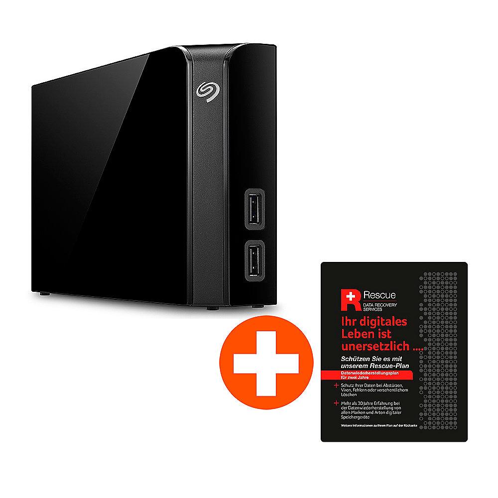 Seagate Backup Plus Hub USB3.0 - 8TB Schwarz inkl. Datenrettungsplan für 2 Jahre