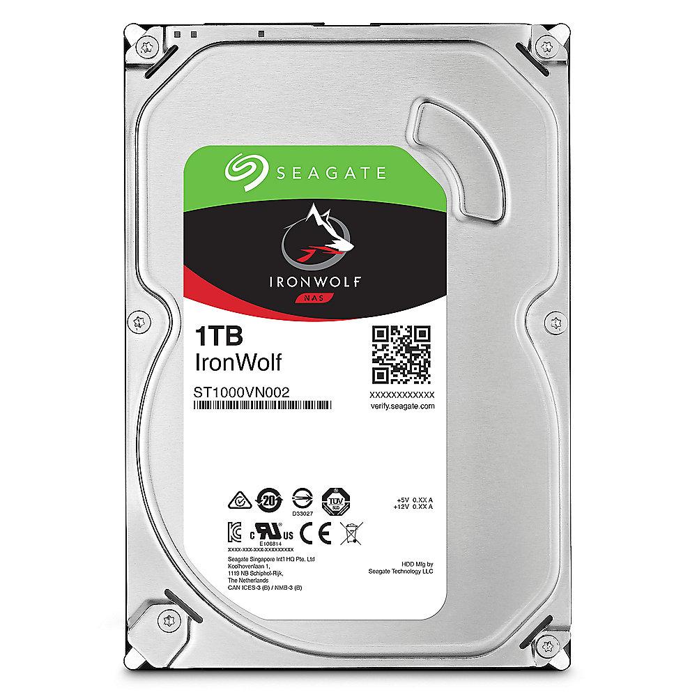 Seagate IronWolf NAS HDD ST1000VN002 - 1TB 5900rpm 64MB 3.5zoll SATA600