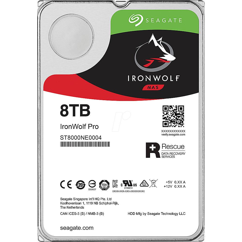 Seagate IronWolf Pro NAS HDD ST8000NE0004 8TB 7200rpm 256MB SATA600