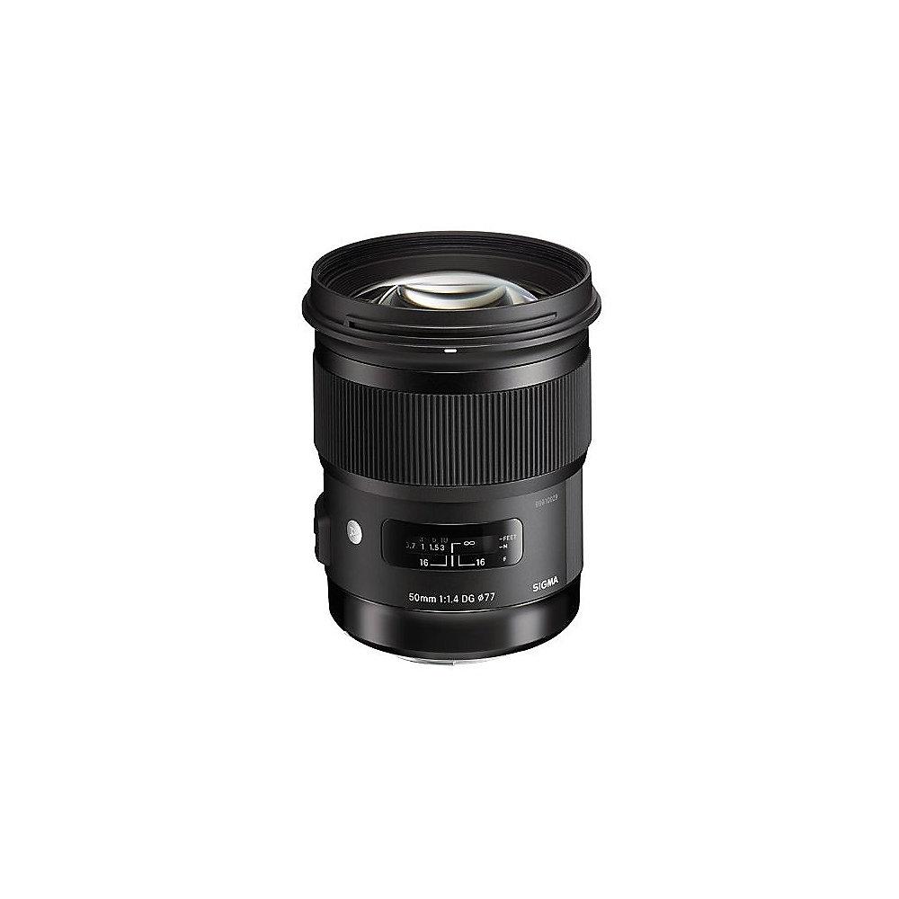 Sigma 50mm f/1.4 DG HSM Festbrennweite Portrait Objektiv für Nikon