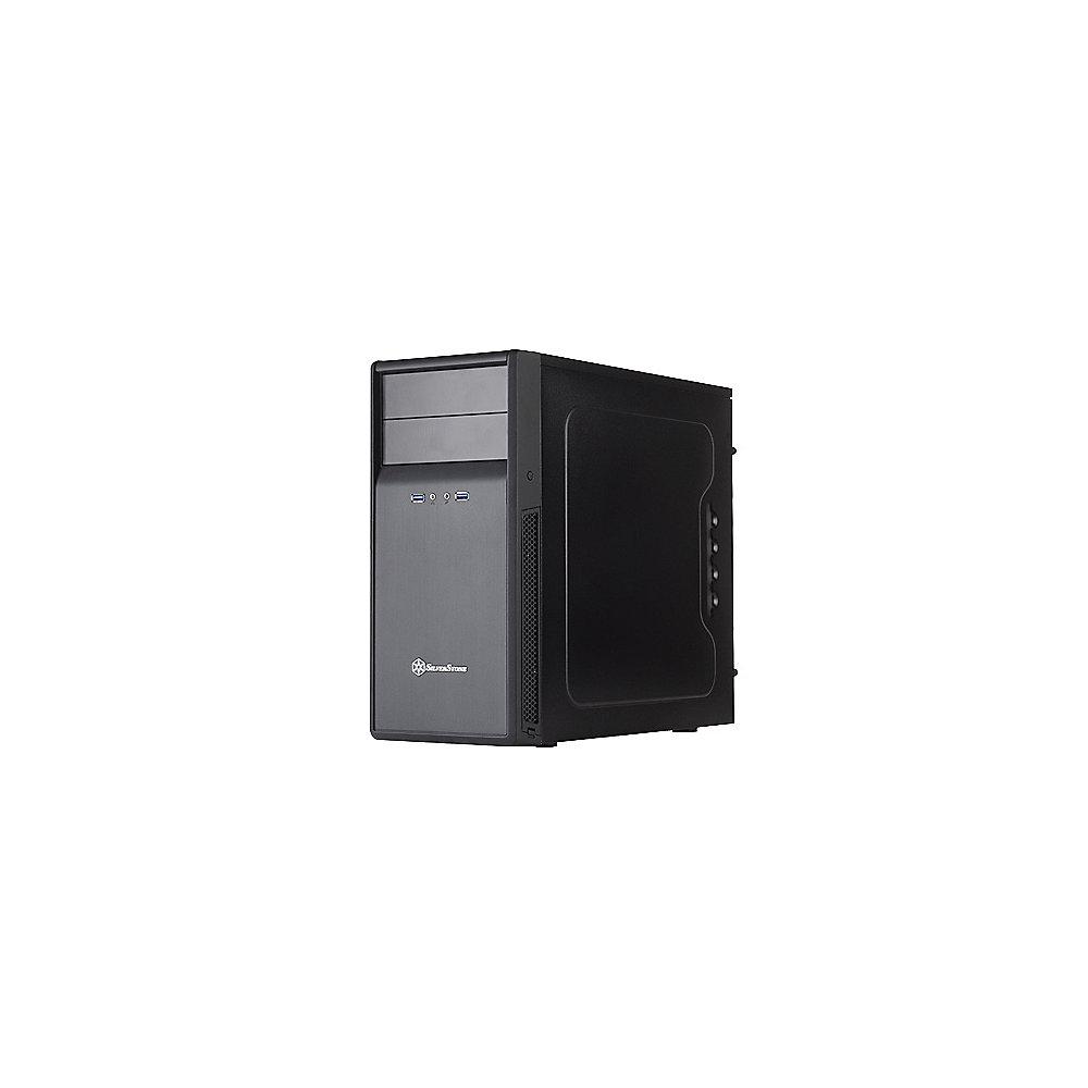 SilverStone Precision Series SST-PS09B USB3.0 mATX Gehäuse schallgedämmt schwarz