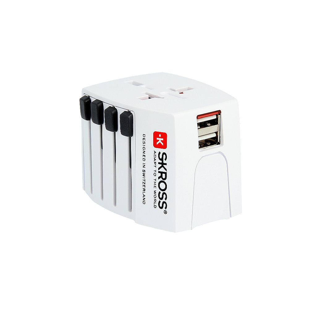 SKROSS World Adapter MUV USB 2-polig (2.5A) Reiseadapter