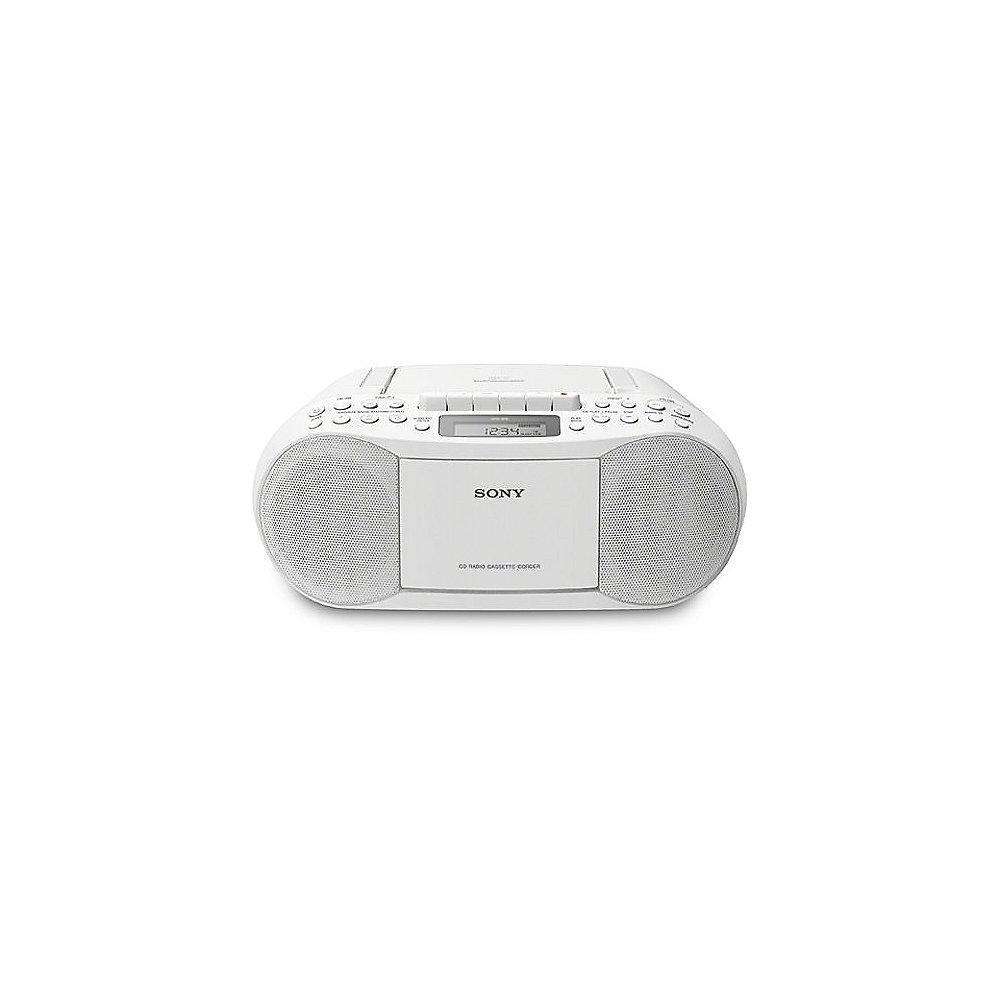 Sony CFD-S70W Boombox CD Kassette Radio weiß