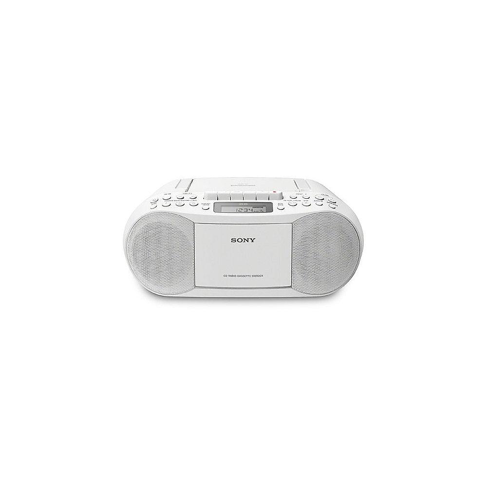 Sony CFD-S70W Boombox CD Kassette Radio weiß