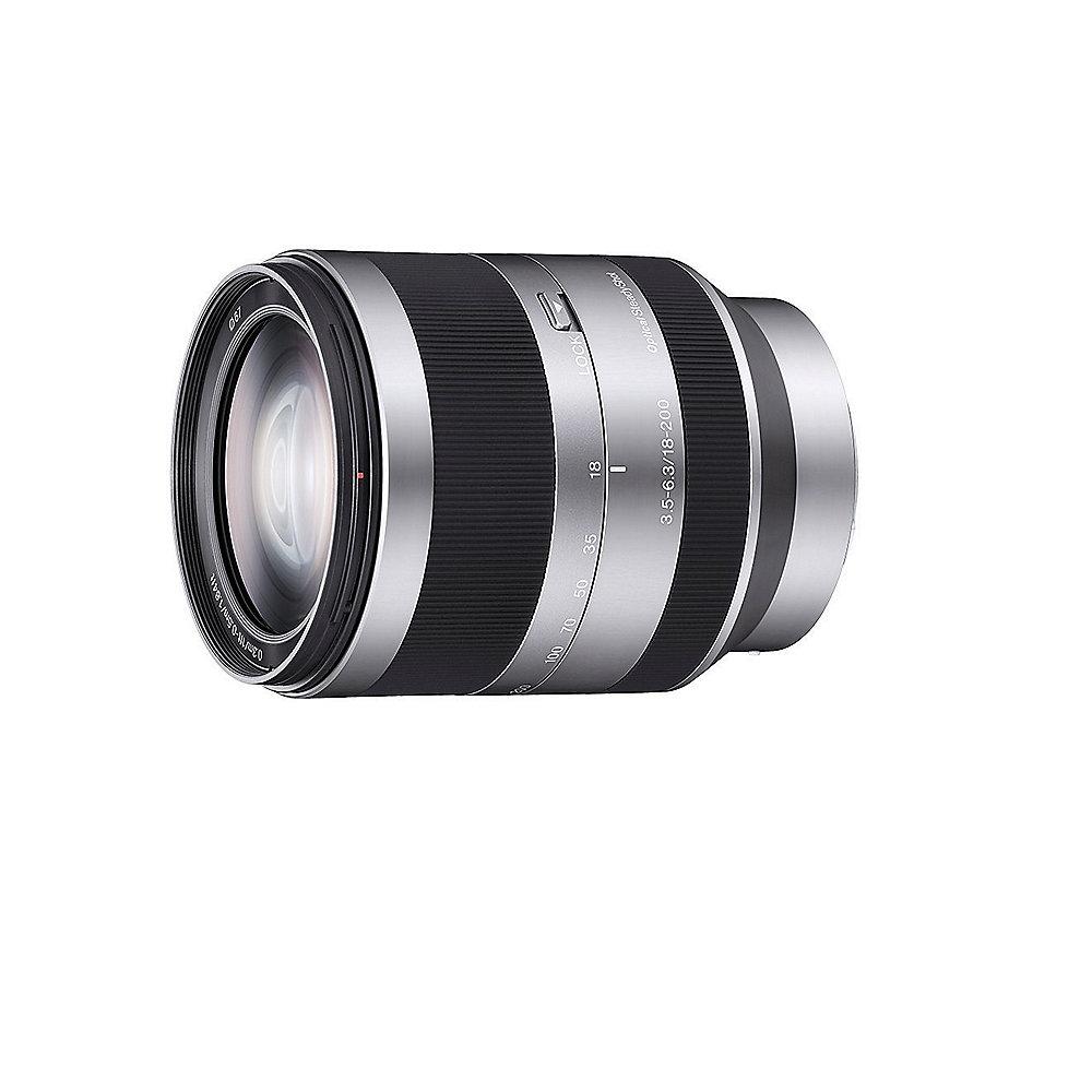 Sony E 18-200mm f/3.5-6.3 OSS Tele-Zoomobjektiv (SEL-18200), Sony, E, 18-200mm, f/3.5-6.3, OSS, Tele-Zoomobjektiv, SEL-18200,