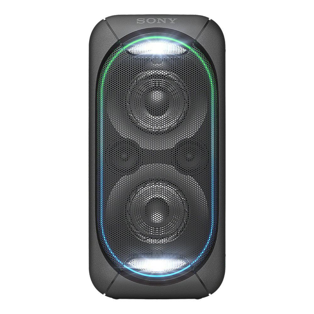 Sony GTK-XB60 Bluetooth-Lautsprecher(NFC, Akku) schwarz Leuchteffekt Party-Chain