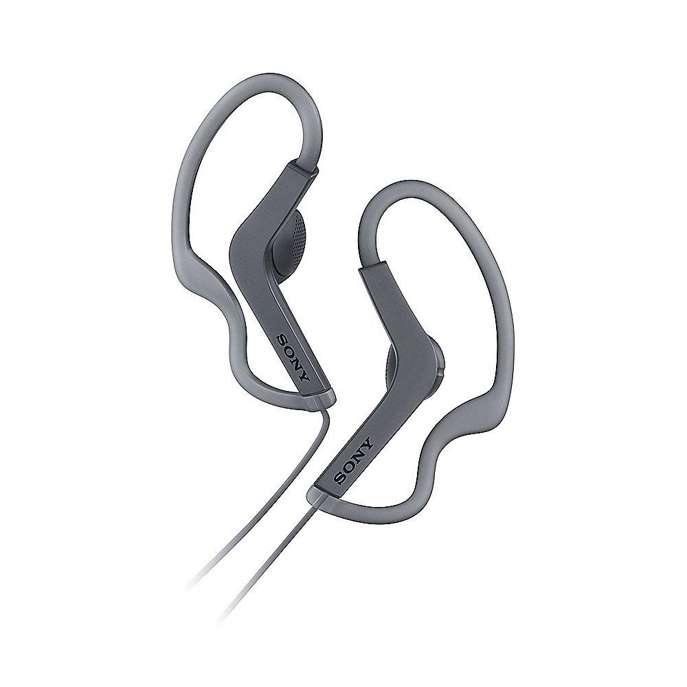 Sony MDR-AS210 In Ear Kopfhörer Spritzwassergeschützt Schwarz