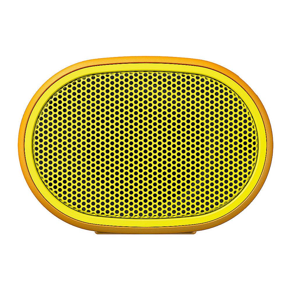Sony SRS-XB01 tragbarer Bluetooth Lautspr. 6h Akku Spritzwassergesch. gelb