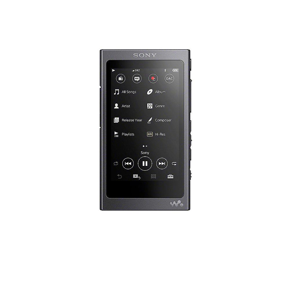 SONY Walkman NW-A45 16GB MP3 Player Bluetooth Touch Hi-Res NFC schwarz