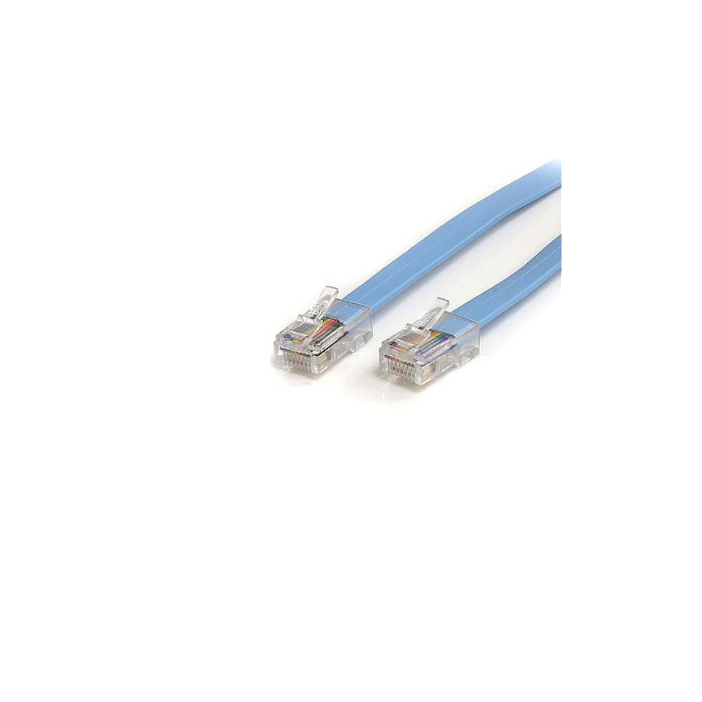 Startech Cisco Konsolen Rollover Kabel 1,8m RJ45 St./St. blau