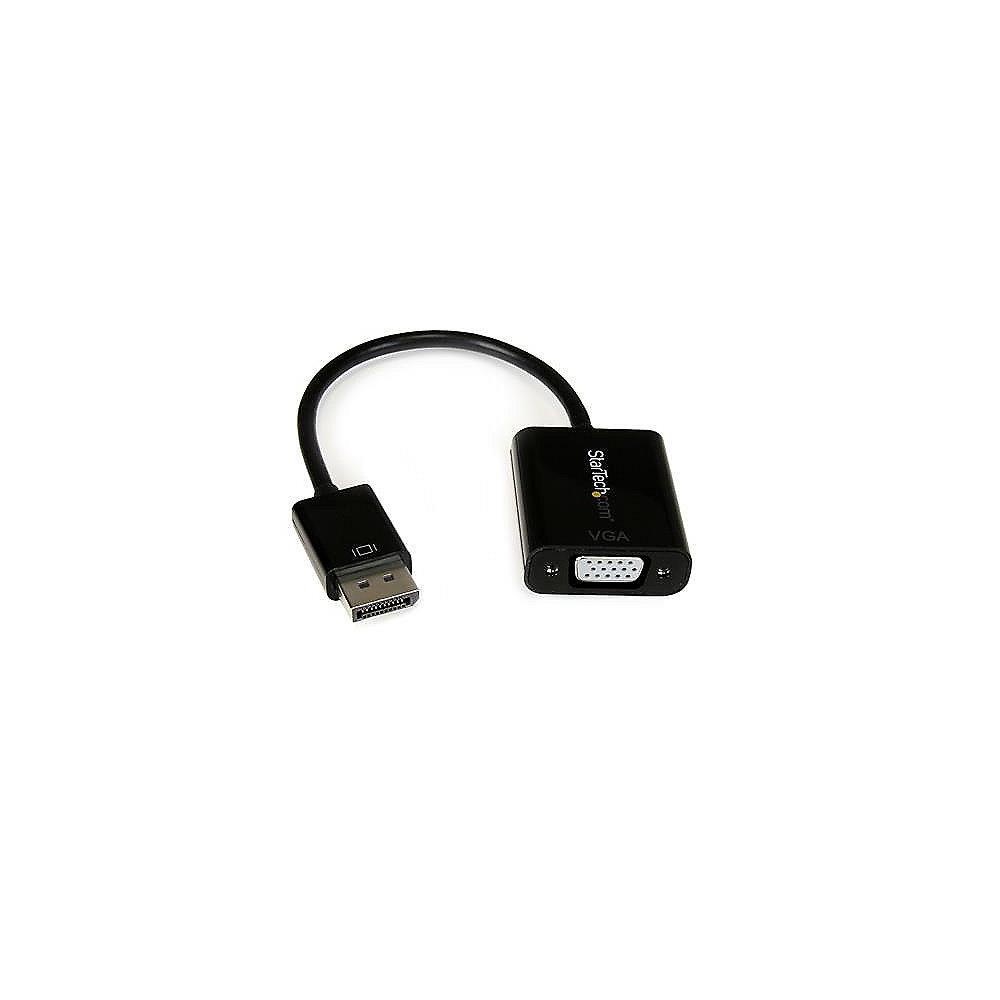Startech Displayport Adapter 0,1m DP zu VGA St./Bu. schwarz