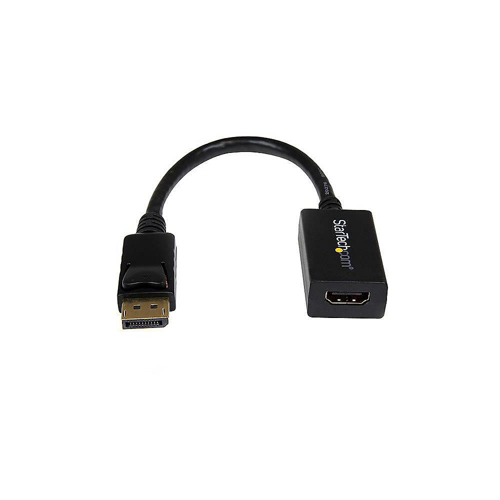 Startech Displayport Adapter 0,21m DP zu HDMI passiv St./Bu. schwarz