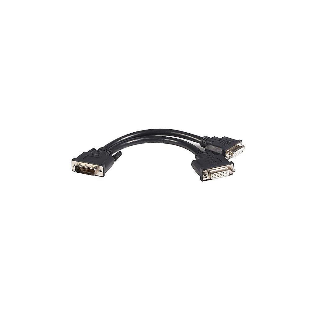 Startech DMS-59 Adapter St. zu 2x DVI-I 24 5 Bu. für 2 Monitore schwarz