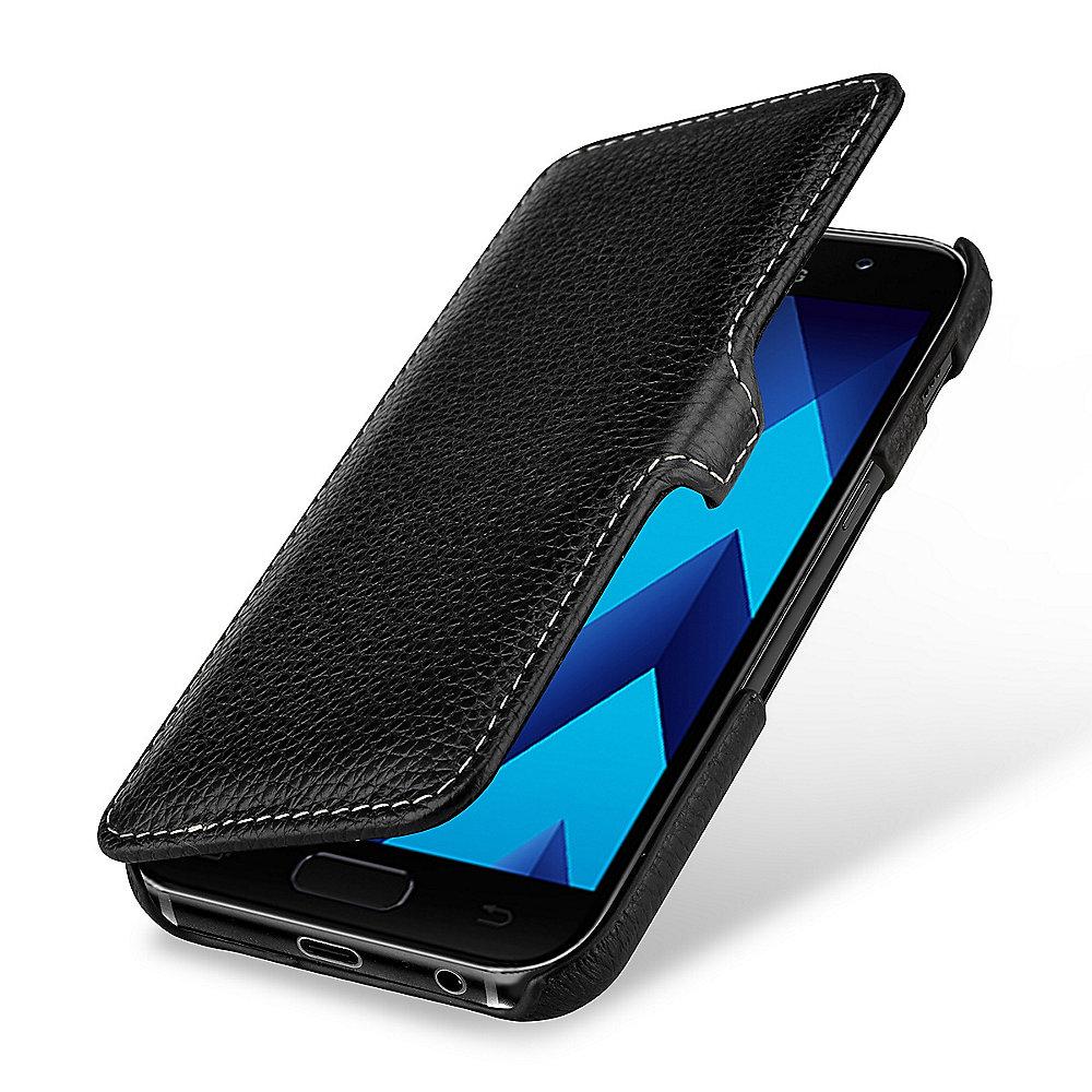 StilGut Book Type mit Clip für Samsung Galaxy A3 (2017) schwarz