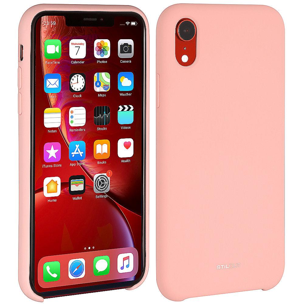 StilGut Liquid Silicon Case für Apple iPhone XR pink B07GYHPKRP