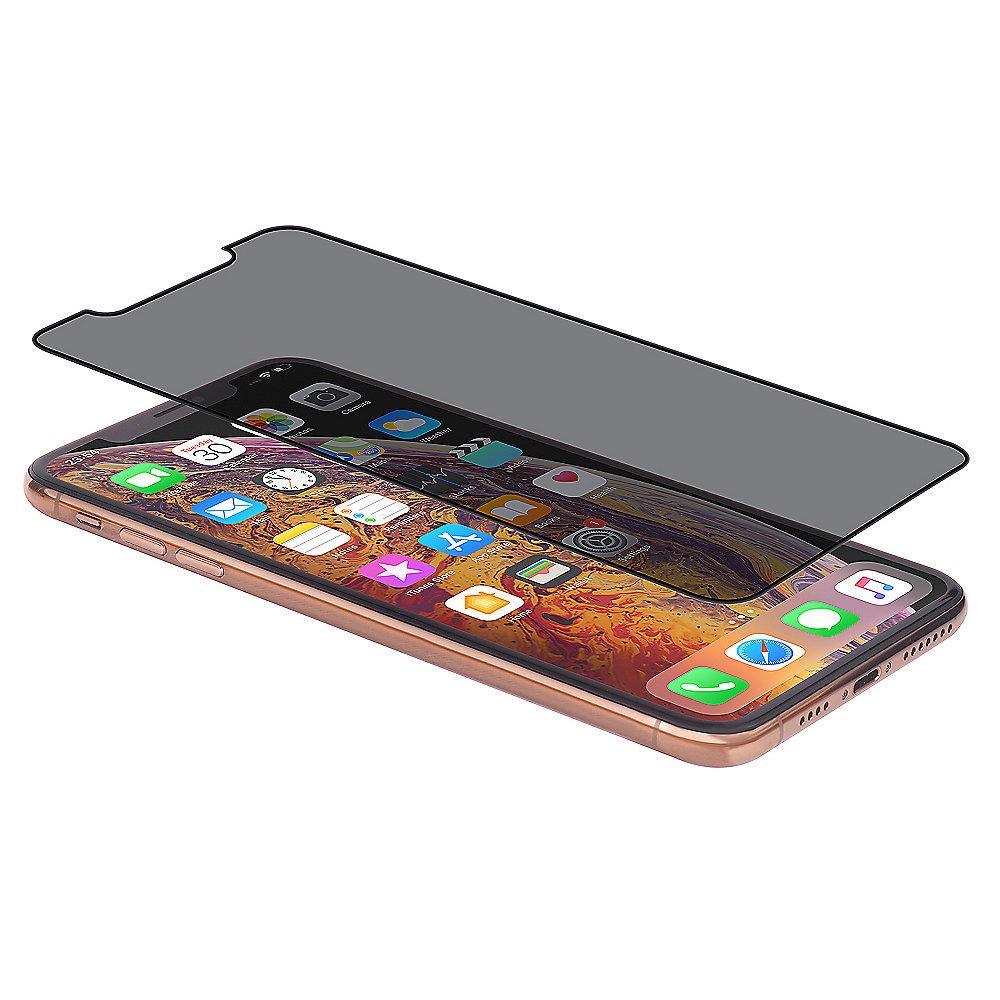 StilGut Privacy Panzerglas für Apple iPhone XR 3D Full Cover für die Vorderseite