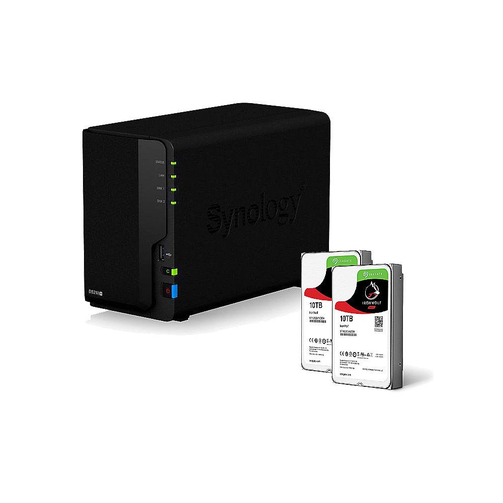 Synology DS218  NAS System 2-Bay 20TB inkl. 2x 10TB Seagate ST10000VN0004