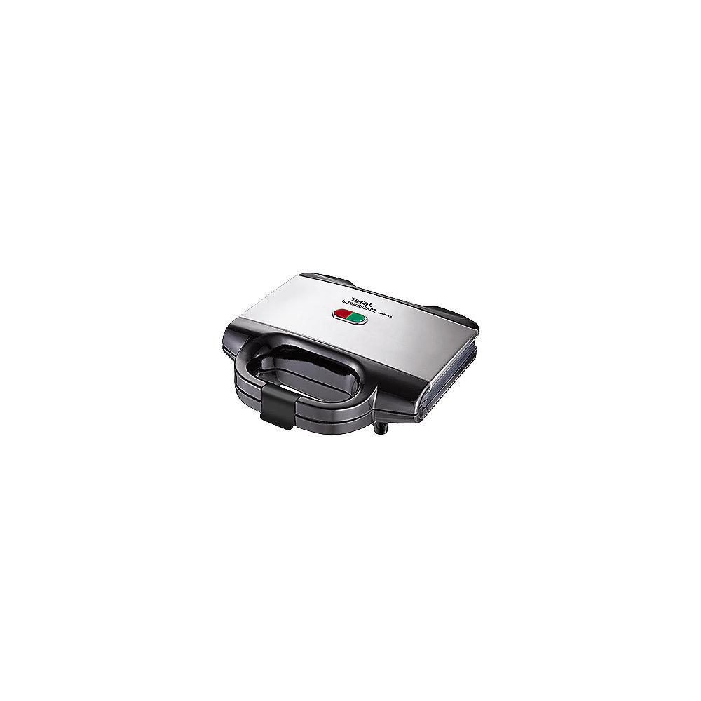 Tefal SM 1552 Ultracompact Edelstahl Sandwichmaker Schwarz/Edelstahl