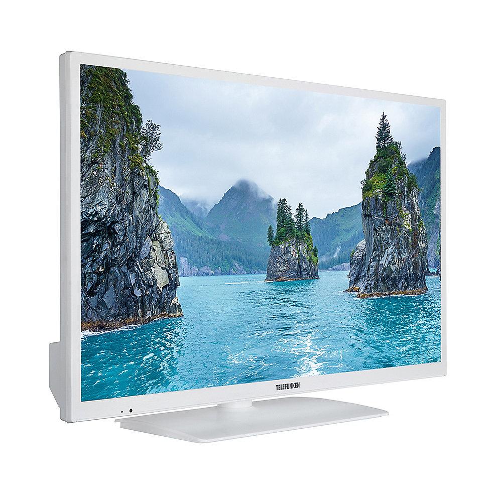 Telefunken XH32E411D 81cm 32" DVB-T2HD/C/S2 Smart TV CMP 400 DVD-Player weiß