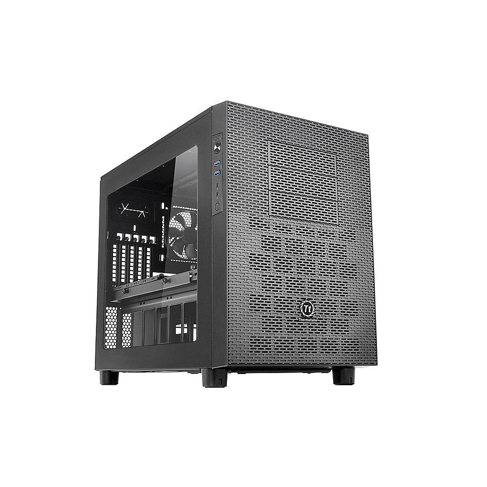 Thermaltake Core X2 Mikro-ATX Gehäuse schwarz, mit Sichtfenster (o.NT.)