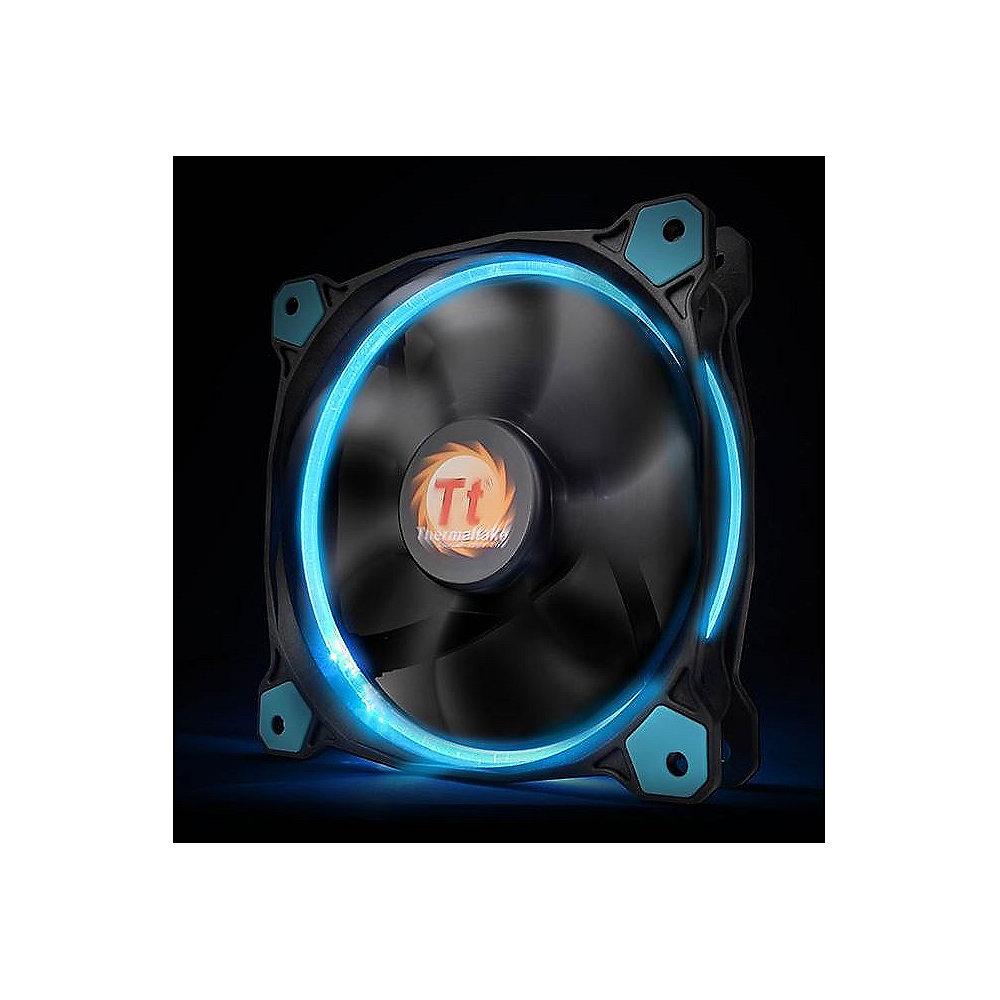 Thermaltake Riing 14 LED blau Gehäuselüfter 140x140x25mm 1000/1400upm, Thermaltake, Riing, 14, LED, blau, Gehäuselüfter, 140x140x25mm, 1000/1400upm