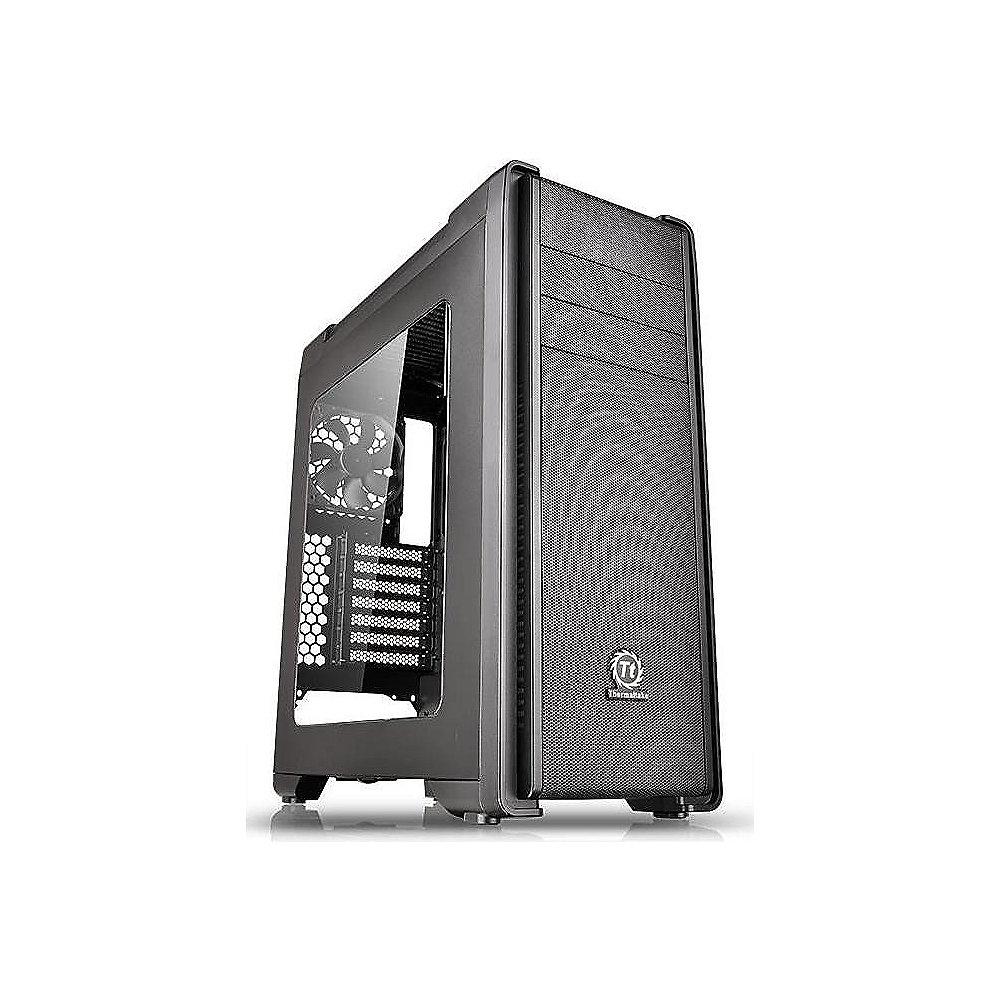 Thermaltake Versa C21 Midi-Tower ATX Gehäuse schwarz, mit Sichtfenster (o.NT), Thermaltake, Versa, C21, Midi-Tower, ATX, Gehäuse, schwarz, Sichtfenster, o.NT,