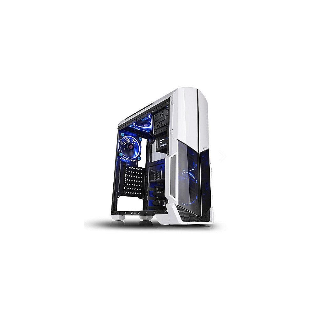 Thermaltake Versa N21 Midi-Tower ATX Gehäuse Snow weiß, mit Sichtfenster (o.NT)