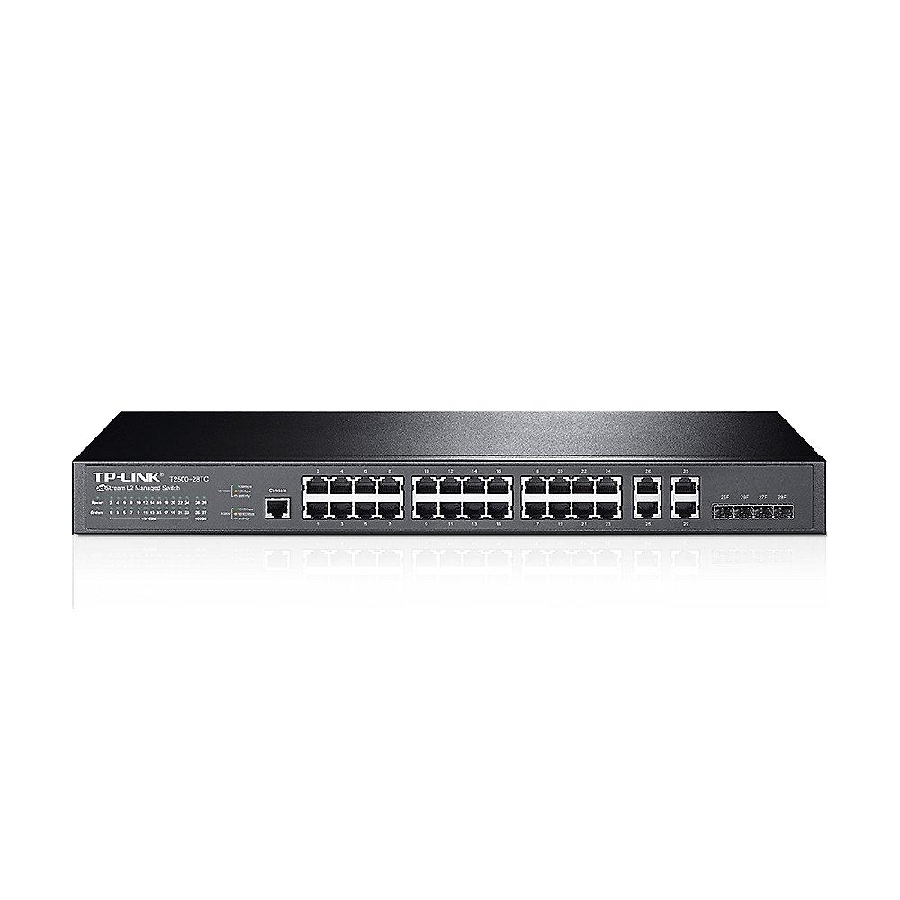 TP-LINK JetStream T2500-28TC 24x Port 10/100Mbps  4x GigE /SFP Managed Switch