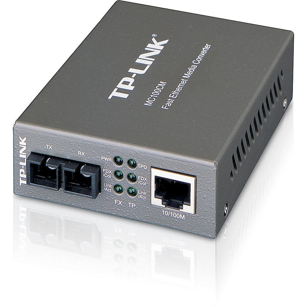 TP-LINK MC100CM 100BASE-FX auf 100Base-TX Medienkonverter