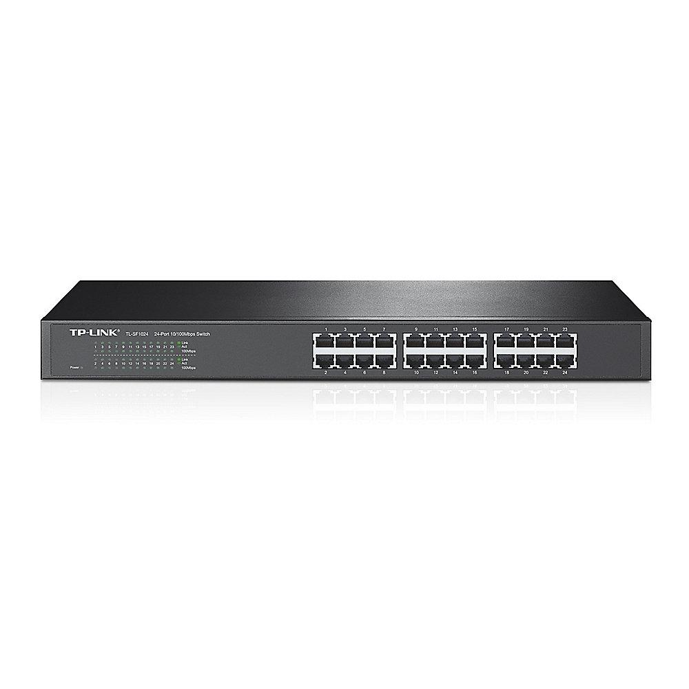 TP-Link TL-SF1024 24x Port Switch Unmanaged 19-Zoll-Stahlgehäuse