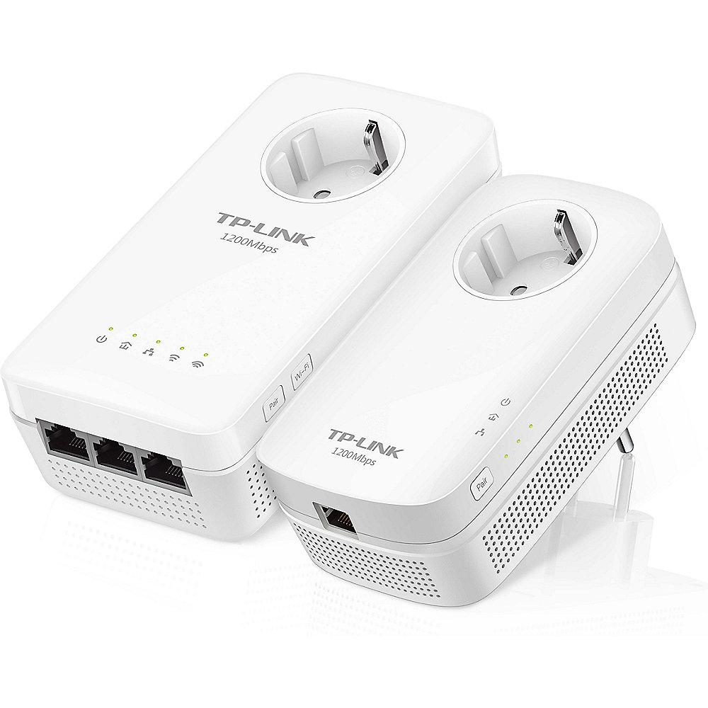 TP-Link TL-WPA8630P KIT AV1200 AC1200 2er Kit (Powerline   WLAN ac, 3xGB LAN)