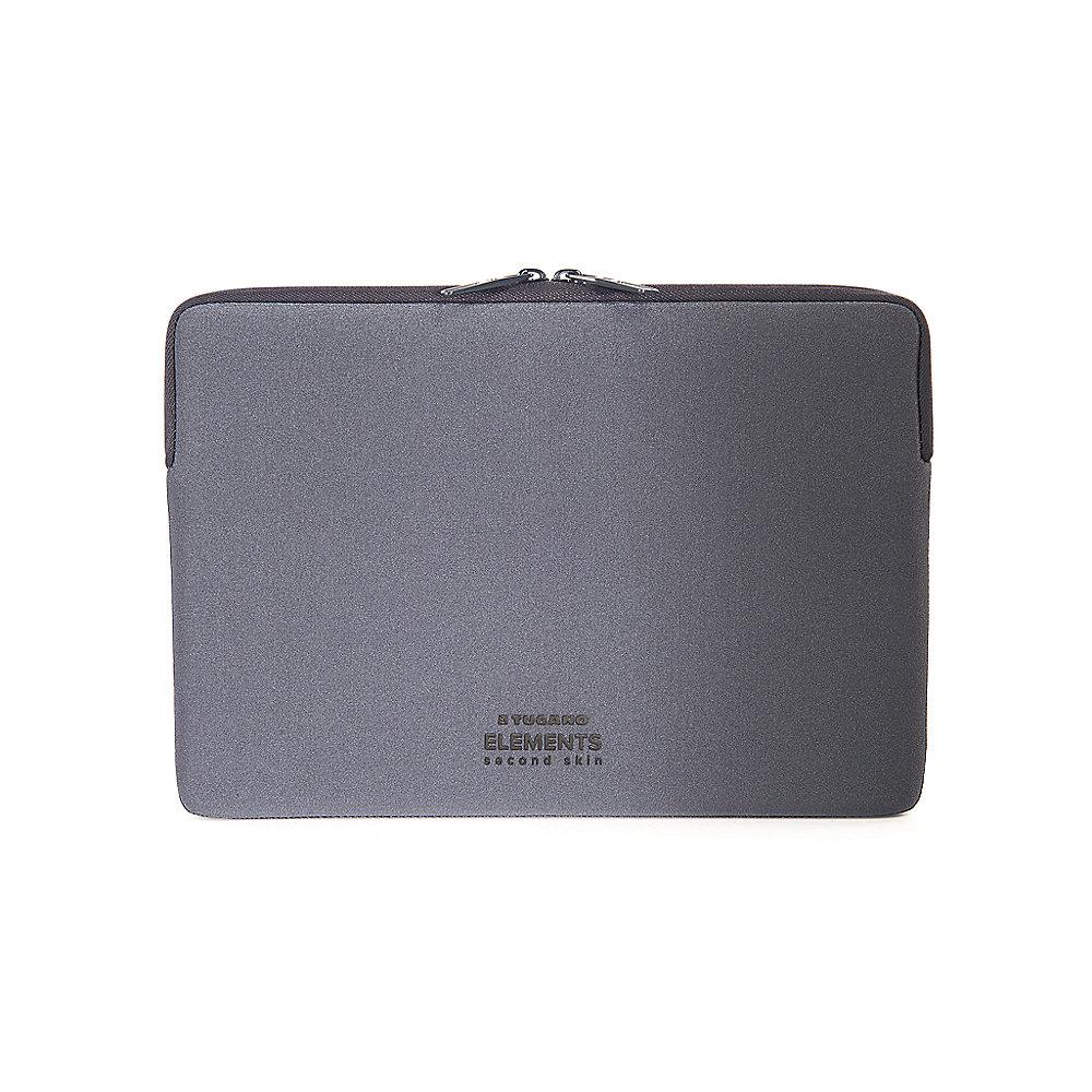 Tucano Second Skin New Elements Sleeve für MacBook 12" grau