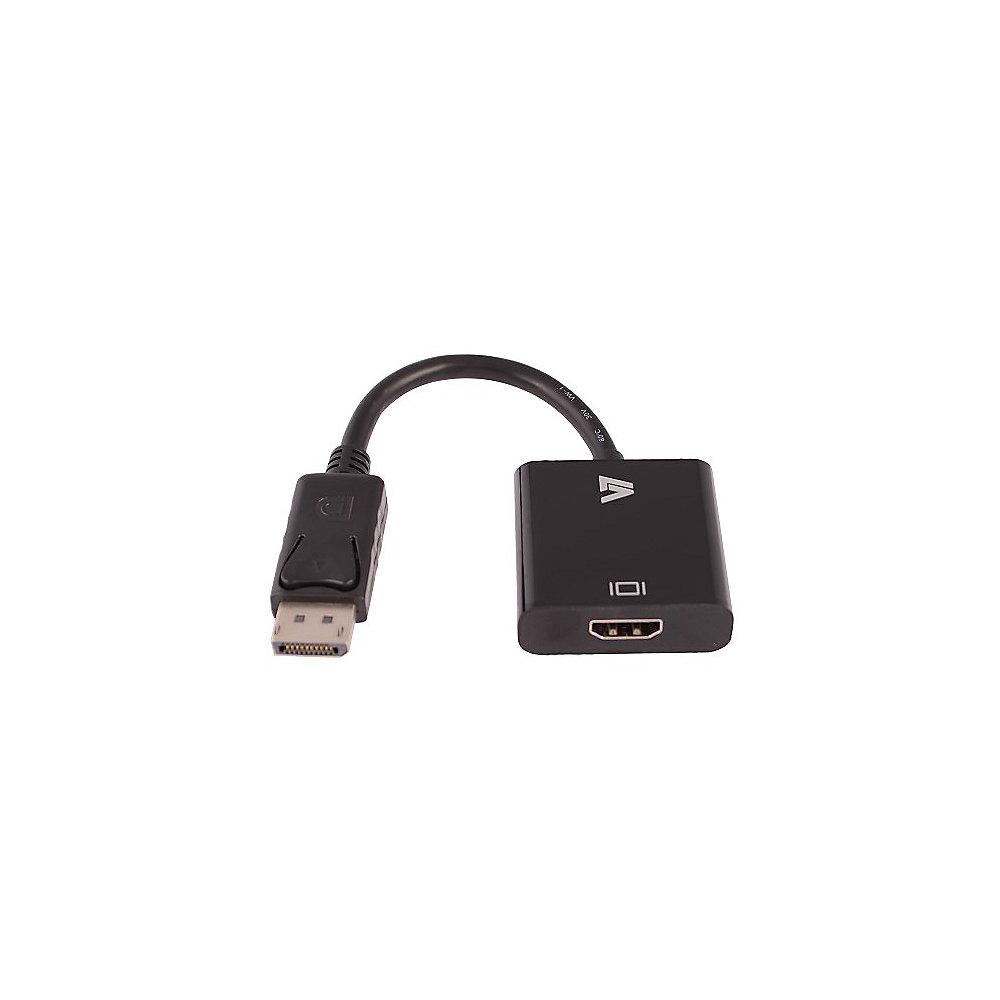 V7 Displayport 1.1 Adapter DP zu HDMI St./Bu. schwarz CBLDPHD-1E, V7, Displayport, 1.1, Adapter, DP, HDMI, St./Bu., schwarz, CBLDPHD-1E
