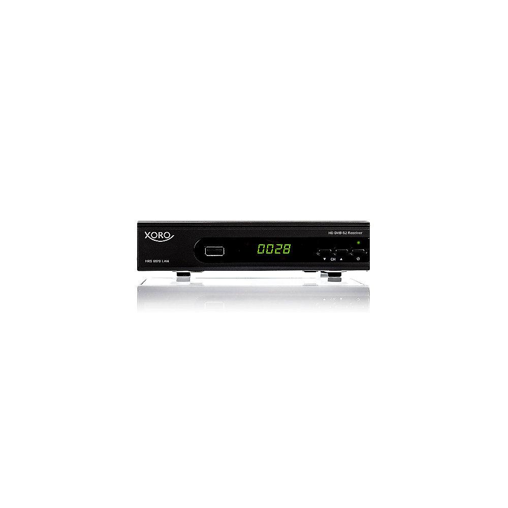 Xoro HRS 8670 LAN Satelliten-Receiver HDTV, DVB-S2, PVR, 2x USB, SAT>IP, Xoro, HRS, 8670, LAN, Satelliten-Receiver, HDTV, DVB-S2, PVR, 2x, USB, SAT>IP