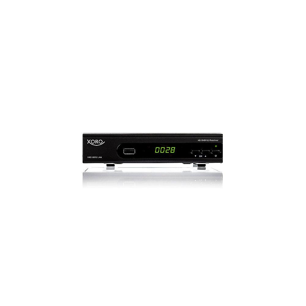 Xoro HRS 8670 LAN Satelliten-Receiver HDTV, DVB-S2, PVR, 2x USB, SAT>IP