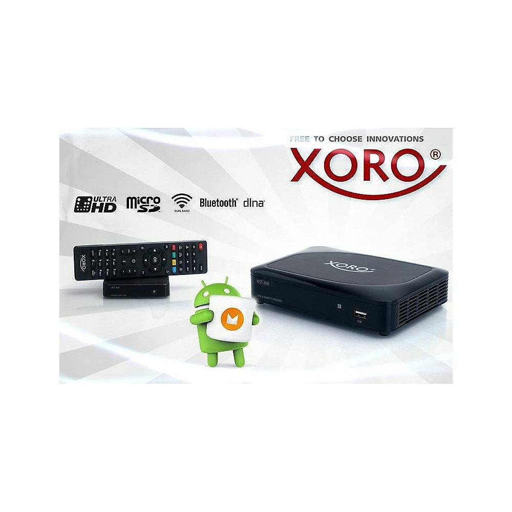 Xoro HST 260 T2/C DVB-C/T2 IP-Box Mediaplayer 8GB Flash, 2GB RAM, Android 6