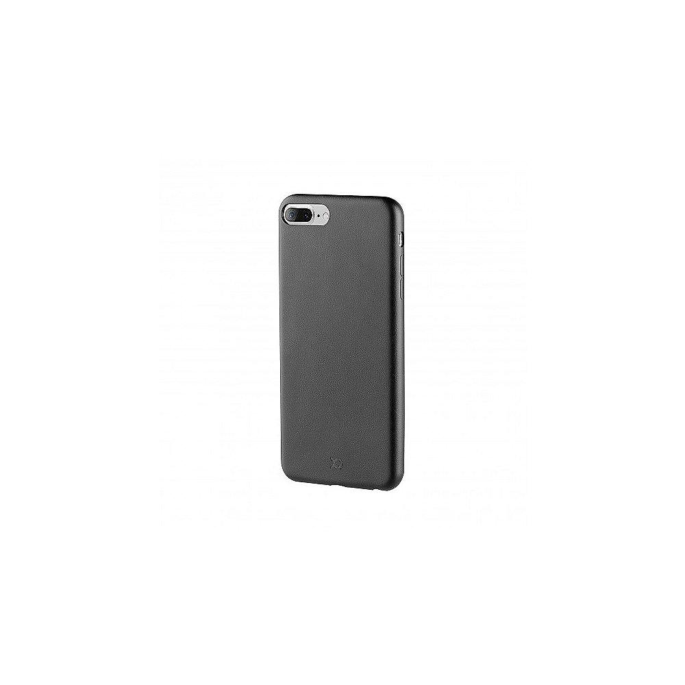 xqisit iPlate Gimone für iPhone 8/7 Plus, schwarz