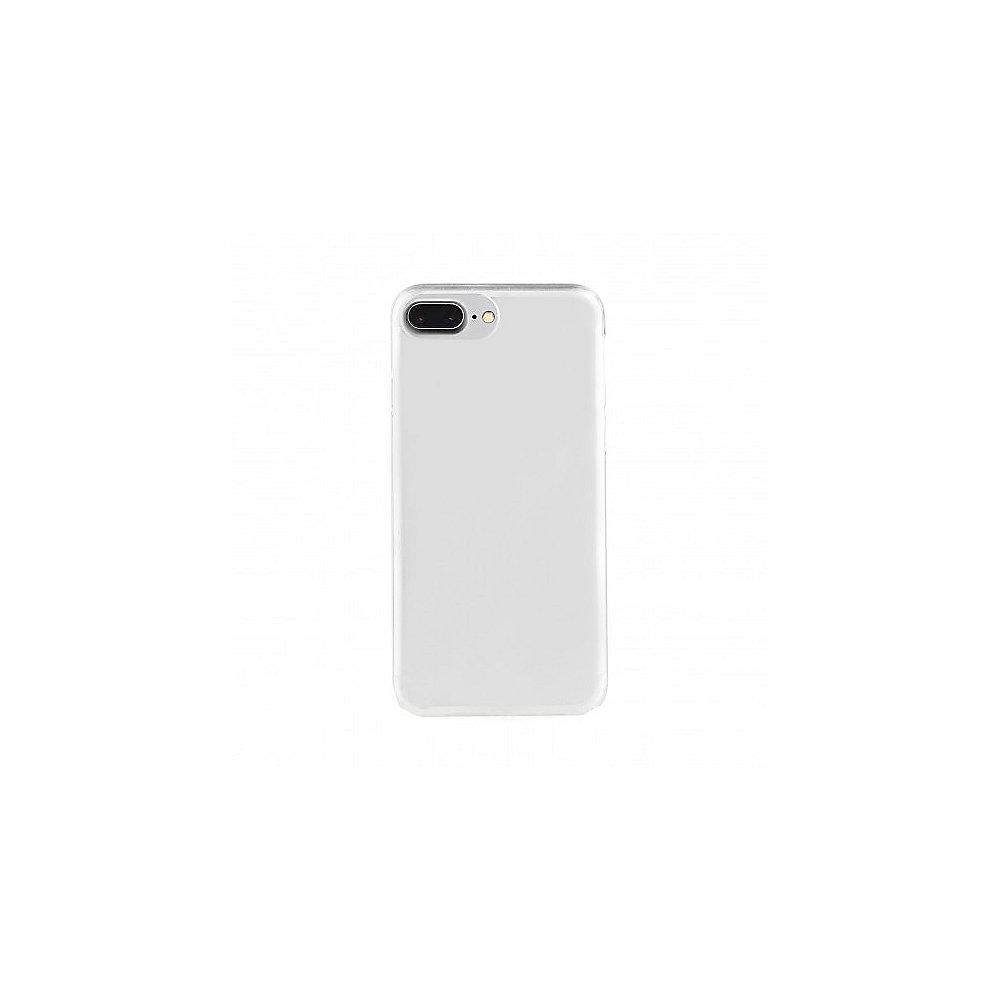 xqisit iPlate Glossy für iPhone 8/7 Plus, transparent